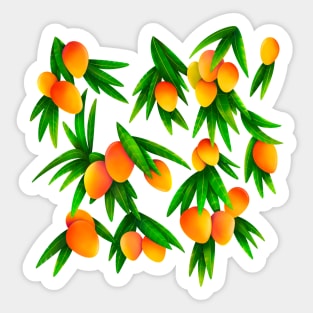 Mango Fruit Sticker